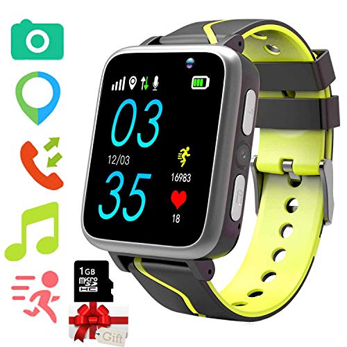 Imagen principal de Niños Musica Smartwatch Phone, Reloj Inteligente MP3 con Localizador 