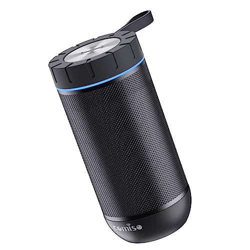 Imagen principal de Altavoz Bluetooth Portatil, COMISO Ture Wireless Estereo 12W Subwoofer