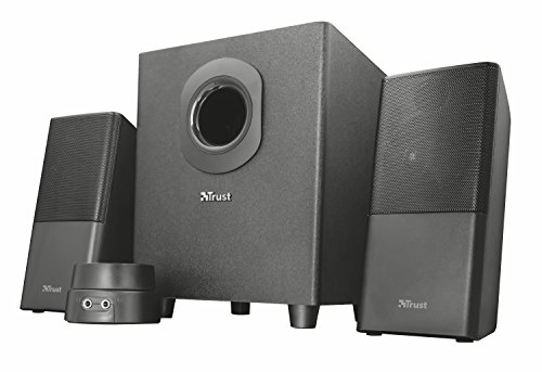 Imagen principal de Trust Teros - Juego de Altavoces 2.1 de 24W con subwoofer, Negro