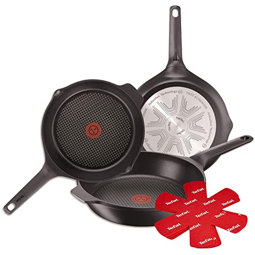 Imagen principal de Tefal Aroma - Juego de 3 sartenes: Sartenes de 22, 24 y 26 cm de alumi
