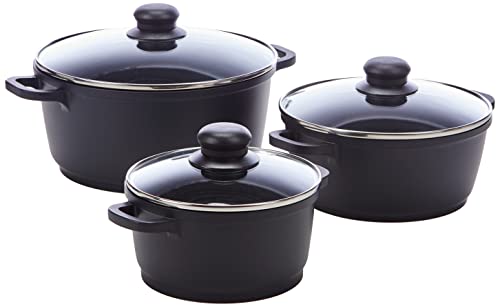 Imagen principal de ELO M+K 62013 Black Cast - Batería de Cocina, 3 ollas, Color Negro