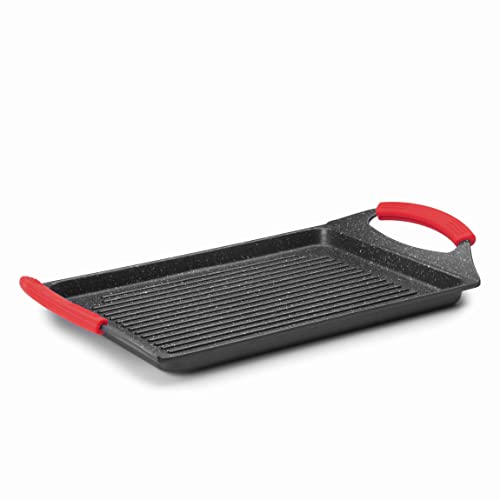 Imagen principal de LACOR 24134 Plancha Grill Eco Piedra, Negro, 33 x 25 cm