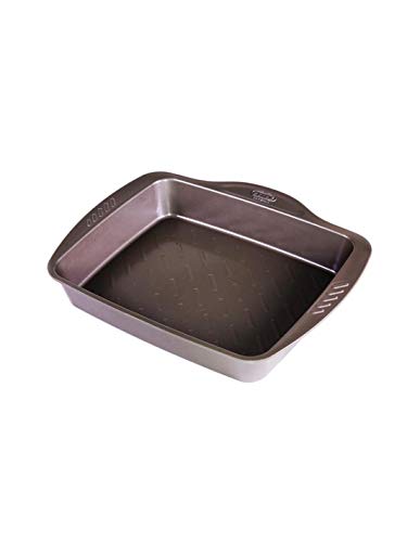 Imagen principal de Pyrex Fuente Rectangular 40X31Cm Asimetria, Acero, Negro, 3.19 cm