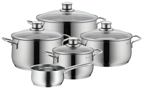 Imagen principal de WMF Diadem Plus - Batería de Cocina 5 Piezas, Acero Inoxidable Apto p