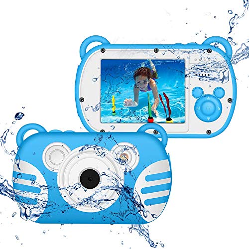 Imagen principal de CamKing Cámara digital para niños bajo el agua, Zoom digital HD I080
