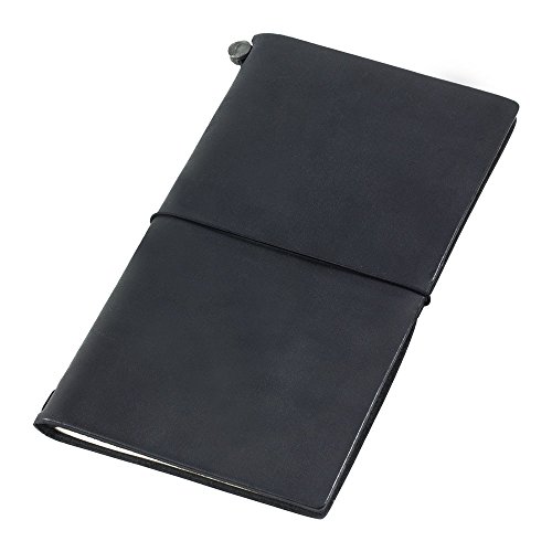 Imagen principal de Midori Traveler's Notebook Black Leather