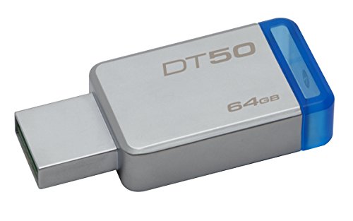 Imagen principal de Kingston DT50/64GB Memoria Usb de 64 Gb, 64 Gb, Azul