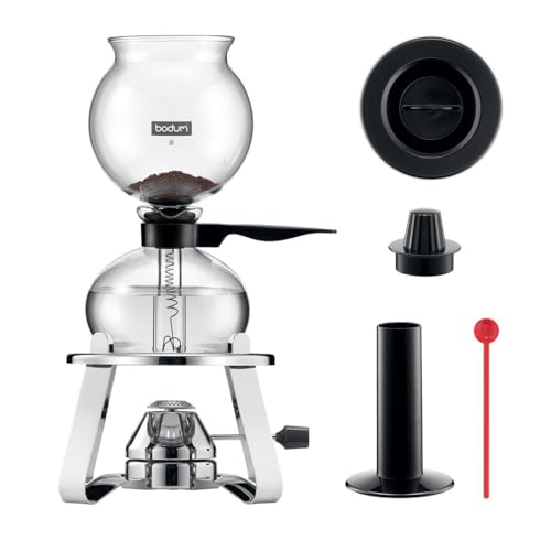 Imagen principal de Bodum - K1218-16 - Pebo - Cafetera Alambique 8 Tazas - 1,0 l + con Cal