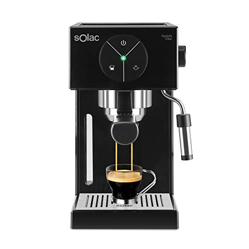 Imagen principal de Solac - Cafetera semi automatica Squissita | 1000 W | Cafe espresso y 