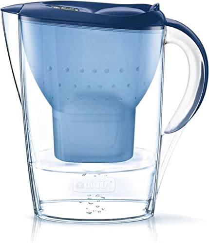 Imagen principal de BRITA Marella azul ? Jarra de Agua Filtrada con 1 cartucho MAXTRA+, Fi