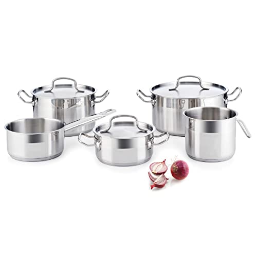 Imagen principal de Quid Azzero - Batería de acero inox, 5 piezas, para todos los fuegos,