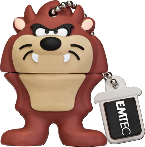Imagen principal de EMTEC L103 - Memoria USB 2.0, 8 GB, con Figura de Taz, Color marrón