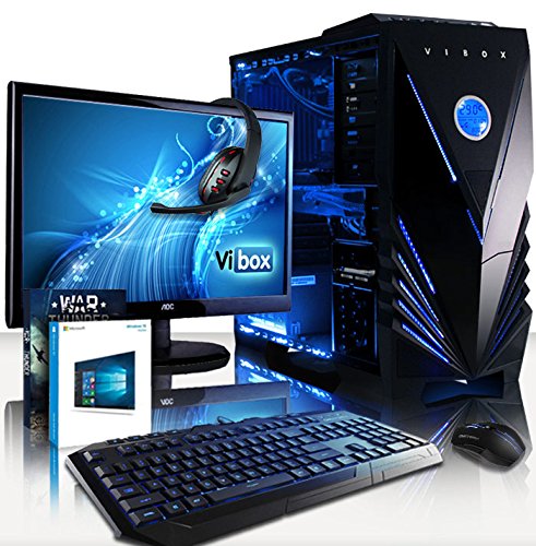 Imagen principal de 'VIBOX Cetus package54 Gaming PC con WarThunder, 21.5 HD monitor, 4 Gh