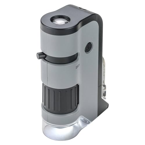 Imagen principal de CARSON MicroFlip 100x-250x - Microscopio de Bolsillo con luz LED y UV,