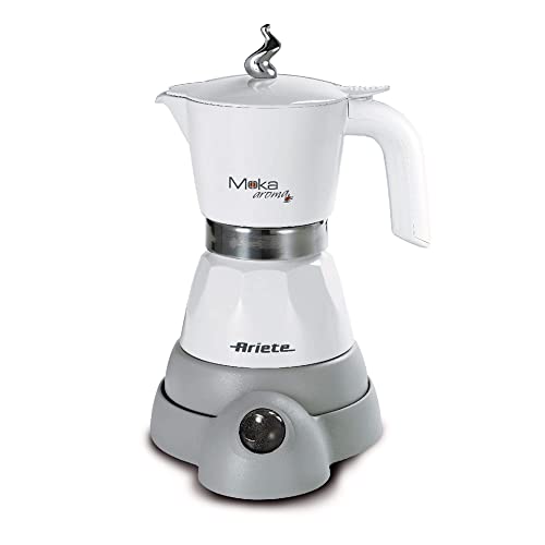 Imagen principal de Ariete Moka Aroma Cafetera Eléctrica 4 Tazas 400W Gris/Blanco