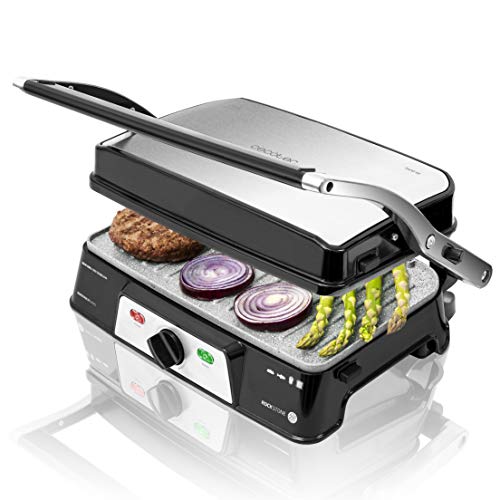 Imagen principal de Cecotec Rock'n Grill 1500 Take&Clean Parrilla Eléctrica, Revestimient