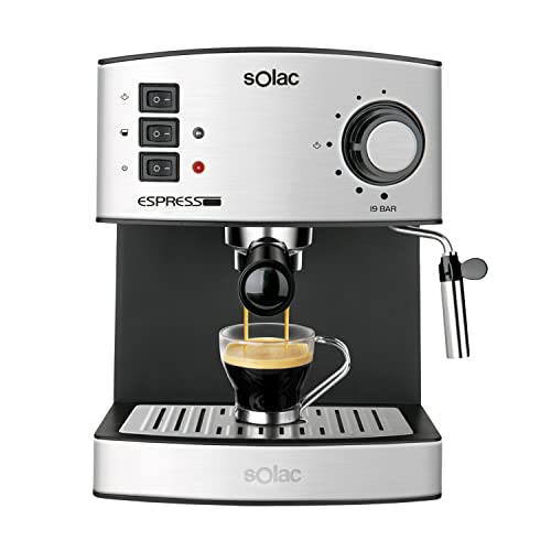 Imagen principal de Solac CE4480 Espresso 19 Bar - Cafetera espresso de 19 Bares con vapor