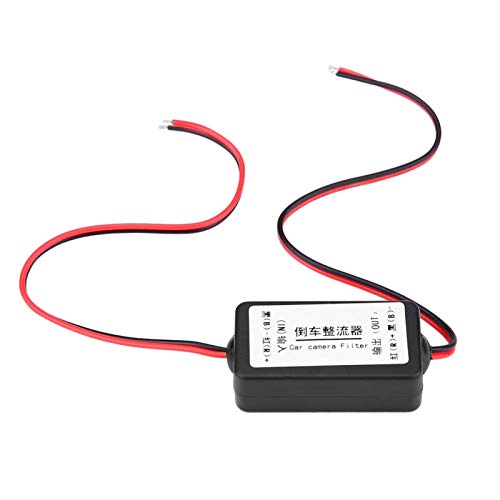Imagen principal de Qiilu filtro camara marcha atras,12V DC Filtro de alimentación de la 