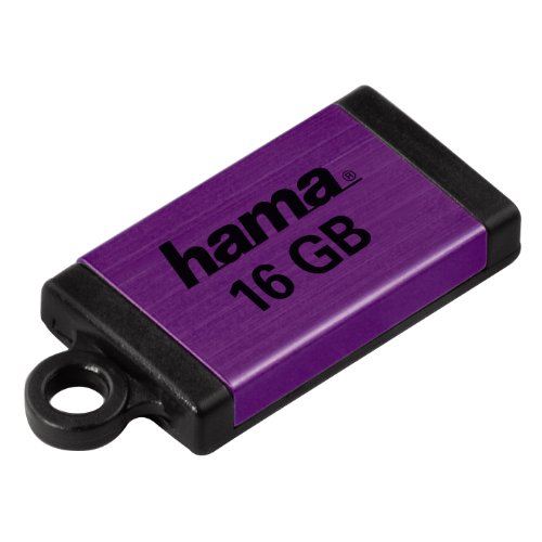 Imagen principal de Hama Memoria USB 2.0 de 16 GB, Micro Flash de Alta Velocidad, Color Mo
