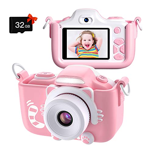 Imagen principal de Cámara de Fotos para Niños, Juguete Digital Cámara Zoom 2 Pulgadas 