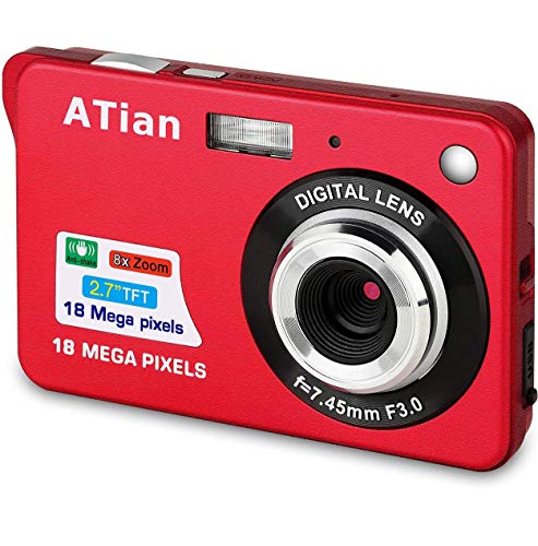Imagen principal de ATian Digitales Cámaras 2.7 Pulgadas LCD 8X Zoom Digital Anti-vibraci
