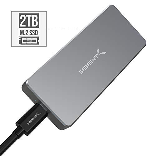 Imagen principal de SABRENT SSD Externo de Aluminio Rocket Pro 2TB NVMe USB 3.1 [hasta 100