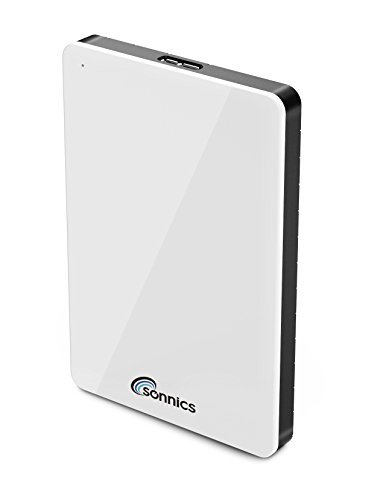 Imagen principal de Sonnics 500GB Blanco Disco Duro Externo portátil de Velocidad de Tran