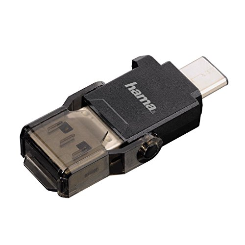 Imagen principal de Hama - Lector de Tarjetas USB 3.0 Tipo C, Color Negro