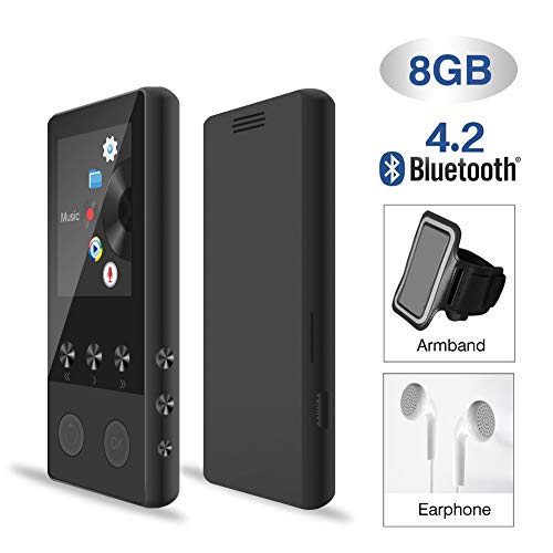 Imagen principal de Reproductor MP3 MP4 Bluetooth Running Reproductor de Música Pantalla 