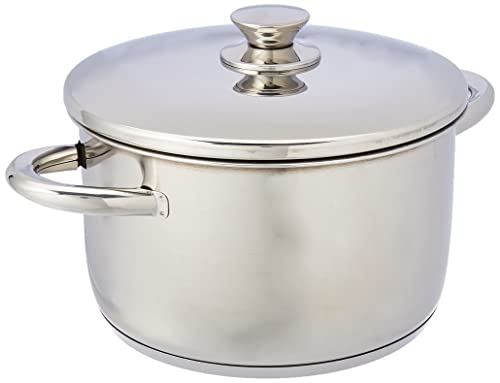 Imagen principal de LACOR 40124 Olla con Tapa Vitrocor INOX, Plata, 24 cm