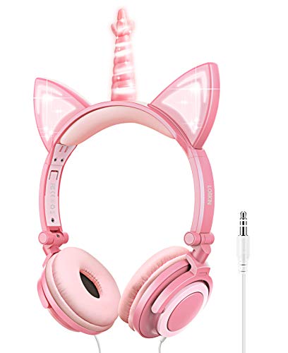 Imagen principal de Auriculares para niños, Auriculares Unicornio con Cable para niños, 