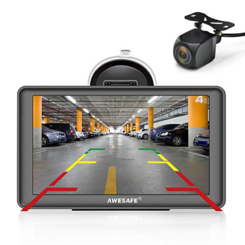Imagen principal de AWESAFE GPS para Coches con 7 Pulgadas Pantalla LCD con Bluetooth y C