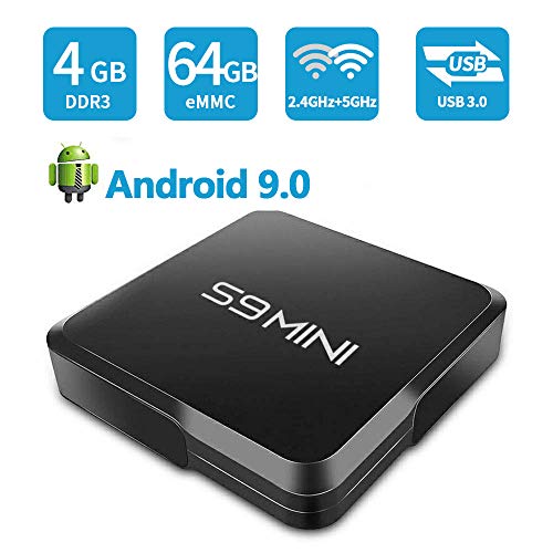 Imagen principal de SUNNZO S9 Mini Android 9.0 TV Box con Procesador RK3318,Quad Core de 6