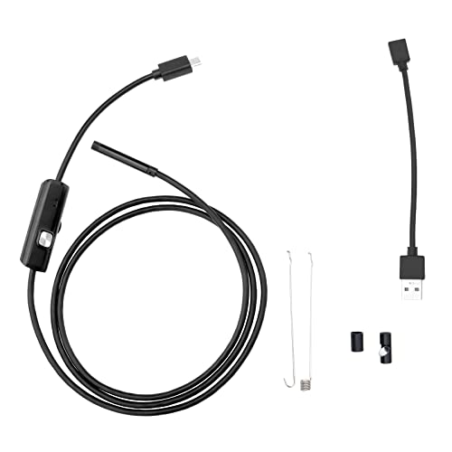 Imagen principal de OTOTEC Kit de inspección de endoscopio USB/Micro USB de 1 m de 5,5 mm
