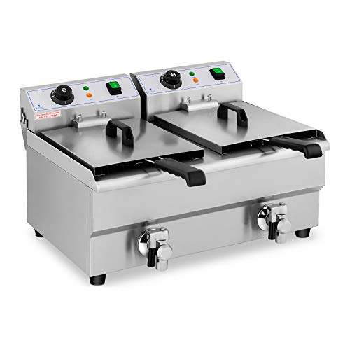 Imagen principal de Royal Catering Freidora Eléctrica Doble Para Hostelería 2 x 10 Litro
