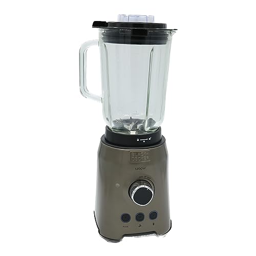 Imagen principal de Black+Decker Batidora de vaso, Inox más Gris, 1200 W, 1.5L