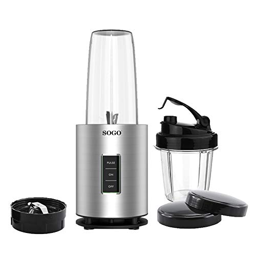 Imagen principal de SOGO SS-5520 Nutri-Life Bullet Blender, 1200W, Kit Vasos Sin BPA, Bati
