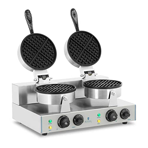 Imagen principal de Royal Catering - RCWM-2600-R - Gofrera - 2 x 1.300 Watt - redonda
