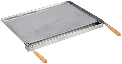 Imagen principal de Flores Cortés 38921 - Plancha asadora Inoxidable con recogegrasas, 57