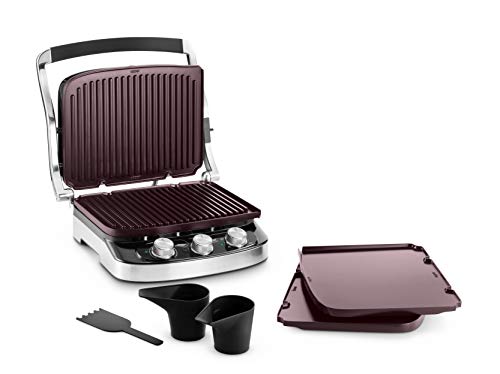 Imagen principal de De'Longhi CGH912C, Plancha grill, 38.6 x 36.4 x 25.6 cm, Acciao/Negro