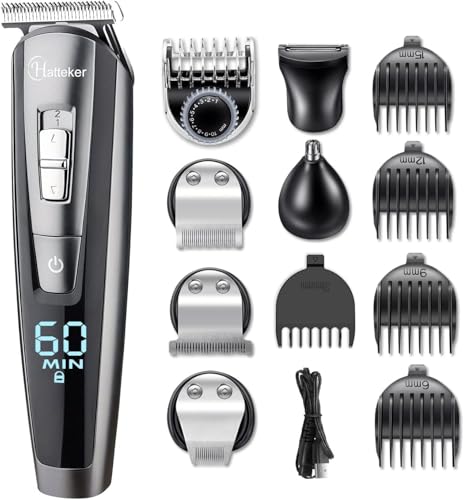 Imagen principal de Hatteker Barbero Electrico Cortapelos Profesional Hombre Recortador Pe