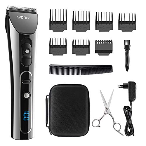 Imagen principal de WONER HC-827B Cortapelos Profesional Hombres Turbo 2 Velocidads Kit Pl