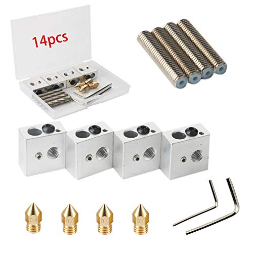 Imagen principal de RUNCCI-YUN4pcs 30MM Longitud Extrusora 1,75 mm Teflon Tubo de Garganta