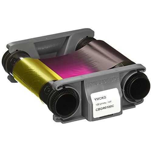 Imagen principal de BADGY CBGR0100C - Pack de 100 cintas de color para impresiones