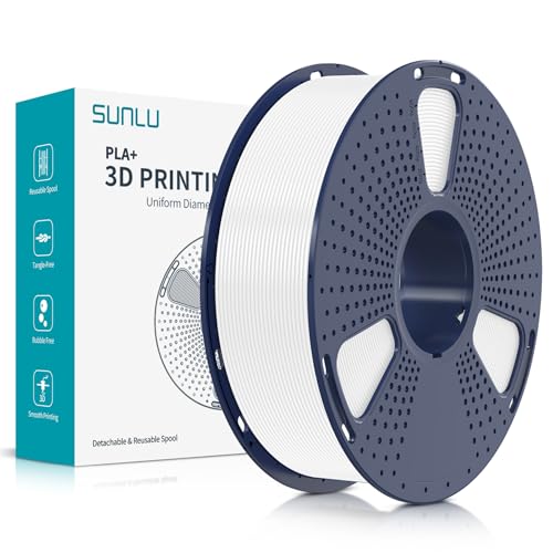 Imagen principal de SUNLU PLA Plus 3D Filamento para impresora, filamento PLA+ de 1.75mm, 