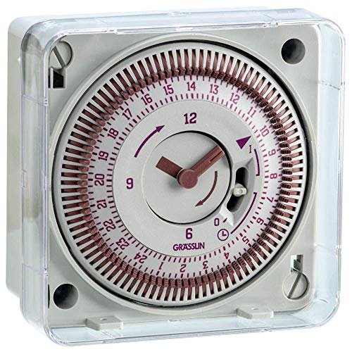 Imagen principal de Grässlin Tactic 111.2 Interruptor Horario Universal Analógico, Blanc