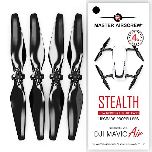 Imagen principal de Hélices Master Airscrew Stealth para DJI Mavic Air - Negro, 4 piezas