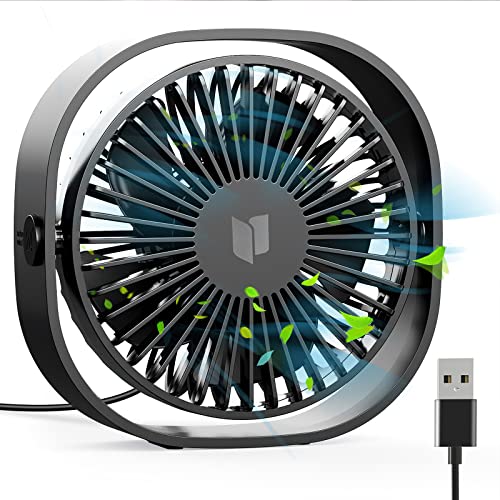 Imagen principal de RATEL Ventilador de Mesa USB, Ventilador de Escritorio 12.5 cm Use con