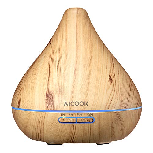 Imagen principal de Aicook Humidificador Ultrasónico Aromaterapia 300ml, Difusor de Aceit