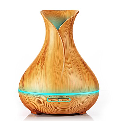 Imagen principal de KBEDY 400ml Difusor de aceite esencial, humidificador silencioso ultra